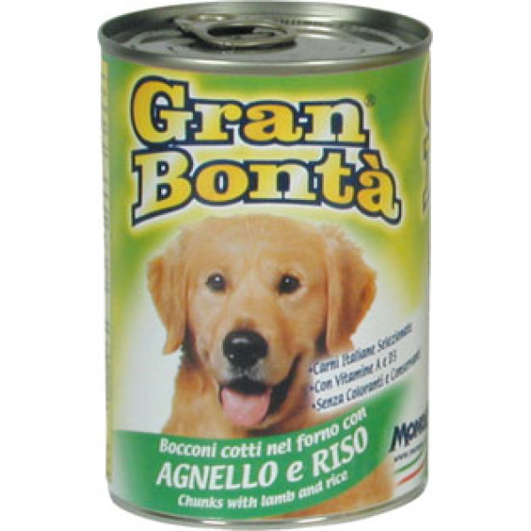 Gran Bonta Dog Canned Food with Lamb & Rice草羊靚飯 1230g